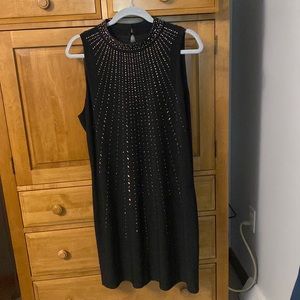WHBM special occasion dress with mock neck